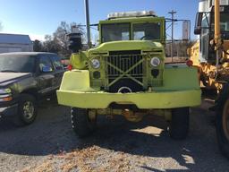 Fire truck tanker cab & chassis