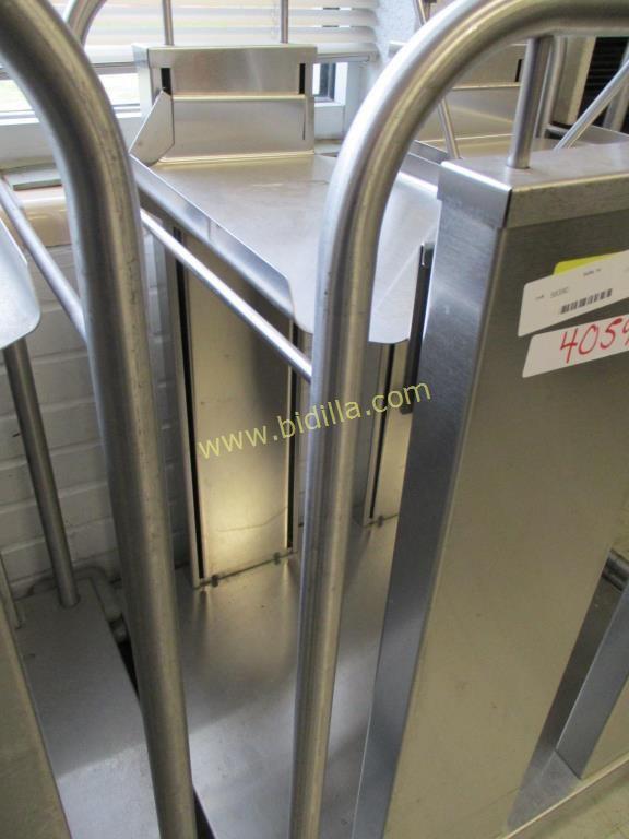 Stainless Steel Tray Cart on Wheels.