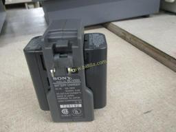 Sony Battery Charger w/ (2) Batteries BC-V500.