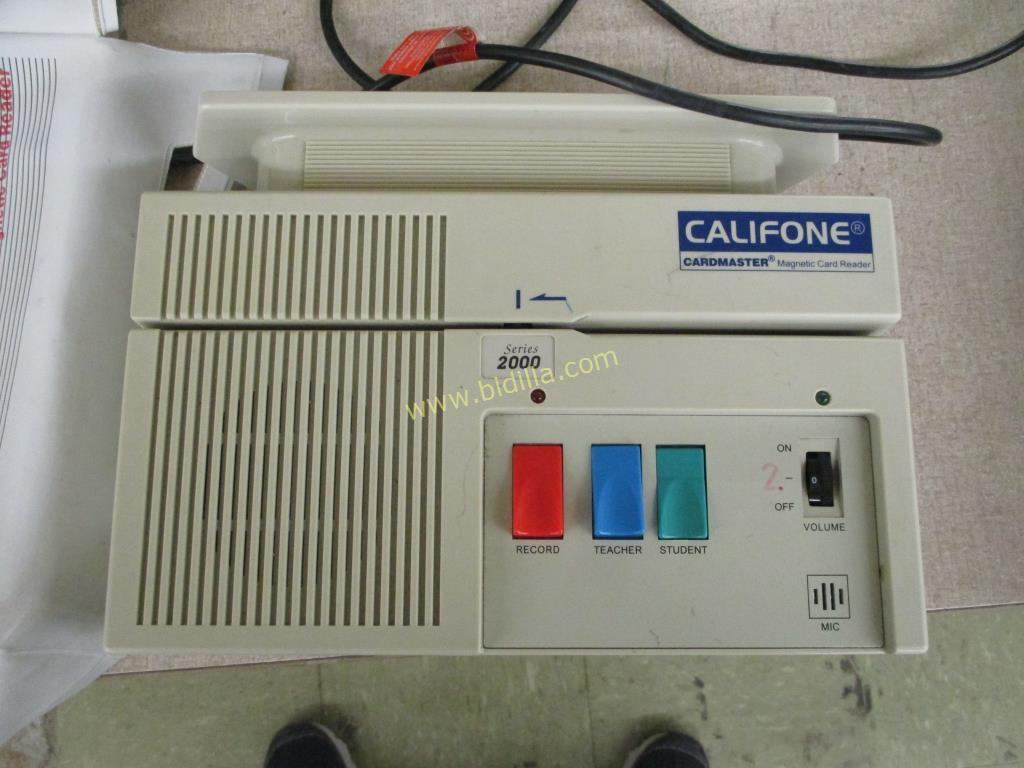 Califone Cardmaster Magnetic Card Reader.