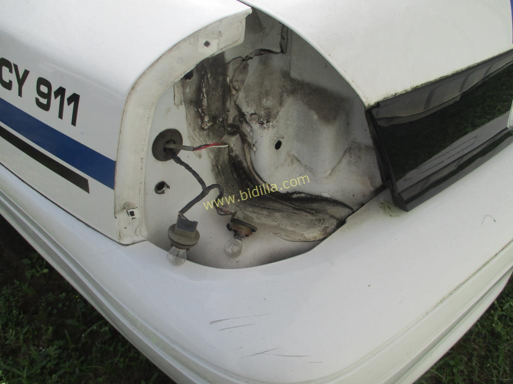2007 Ford Crown Victoria Police Interceptor.