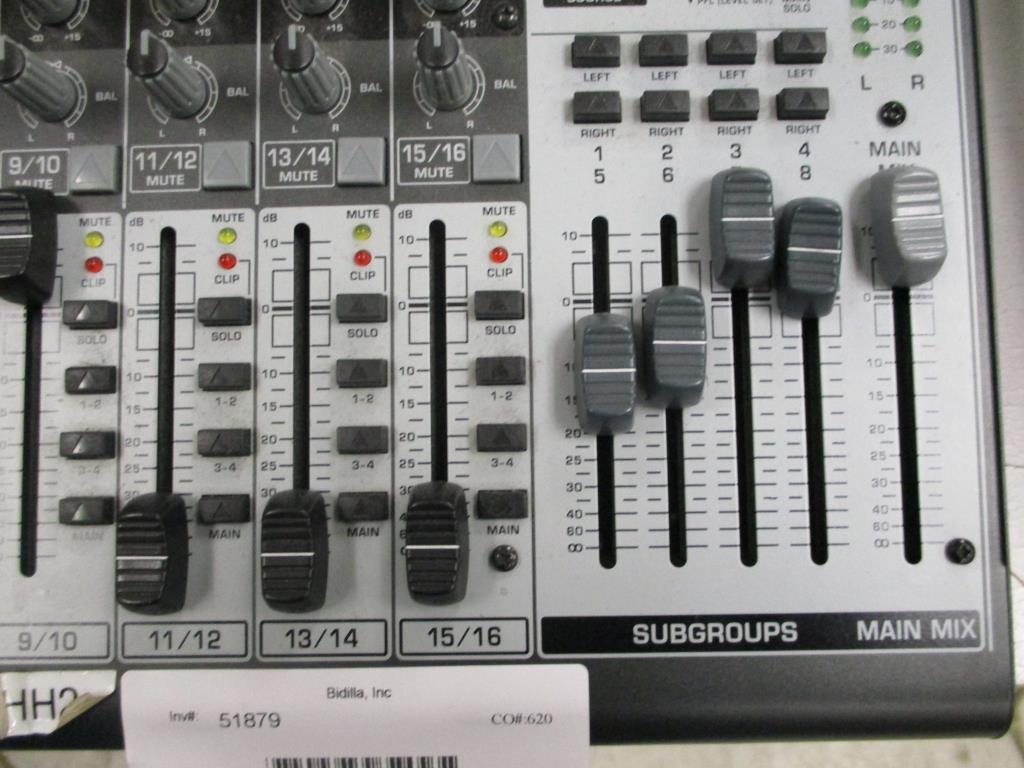 Behringer XENYXZ2442 FX Premium 4/2 Bus Mixer.