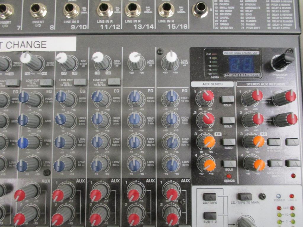 Behringer XENYXZ2442 FX Premium 4/2 Bus Mixer.