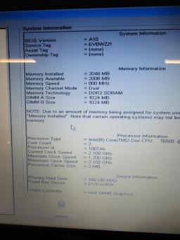 Dell Inspiron 1545 Laptop Computer.