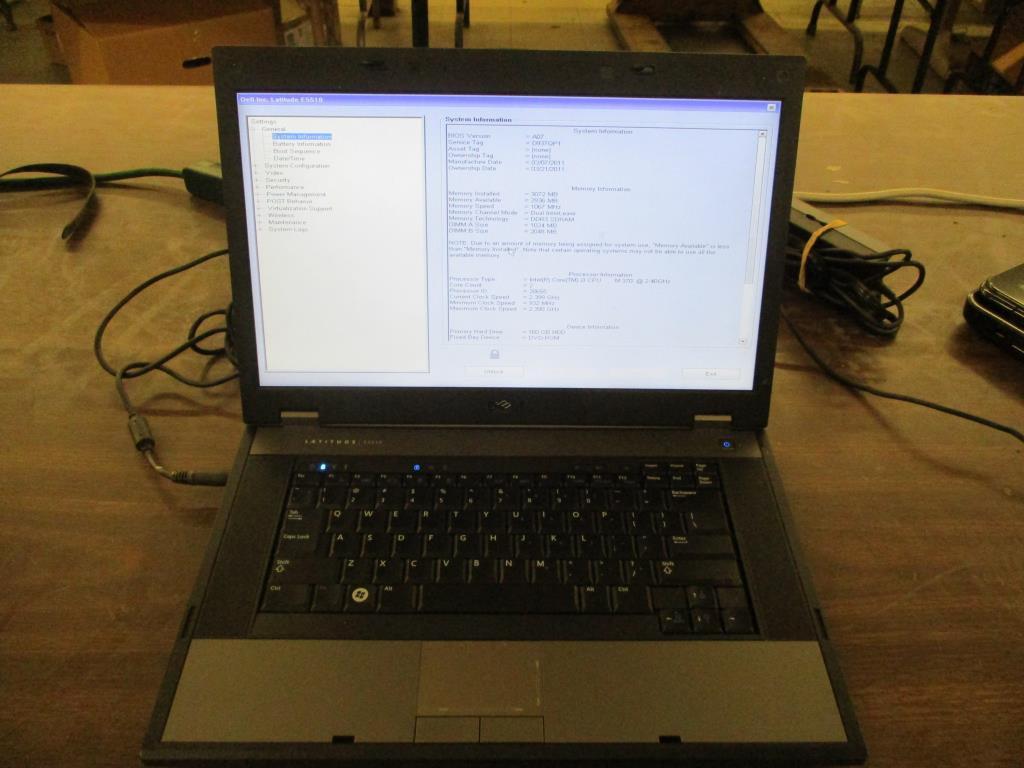 Dell Latitude E5510 Laptop Computer.