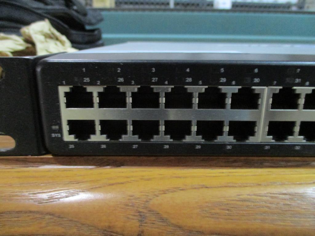 Linksys 48 Port 1000mbps Ethernet Switch.