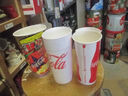 (6) Coca-Cola Cups