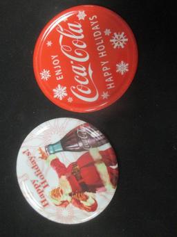 (4) Gibson Coca-Cola Holiday Coasters