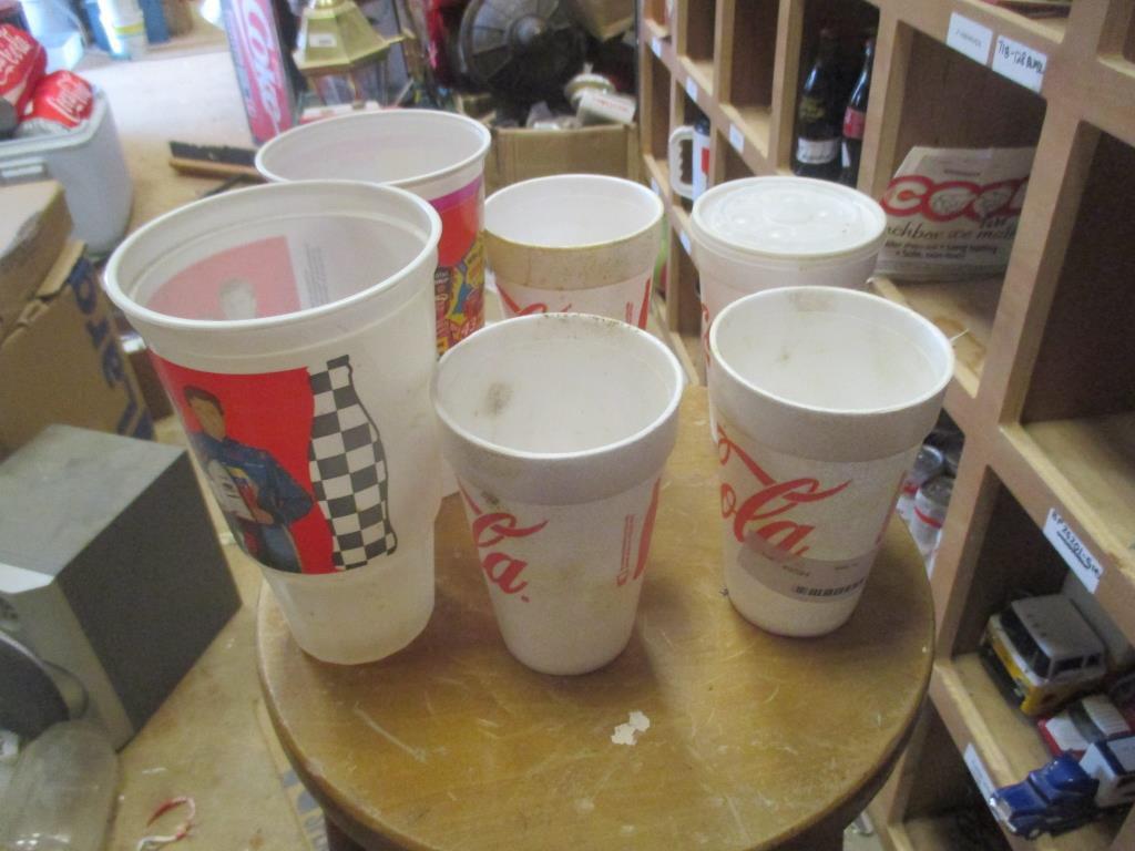 (6) Coca-Cola Cups