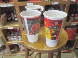 (4) Coca-Cola Cups with Coke Zero Can