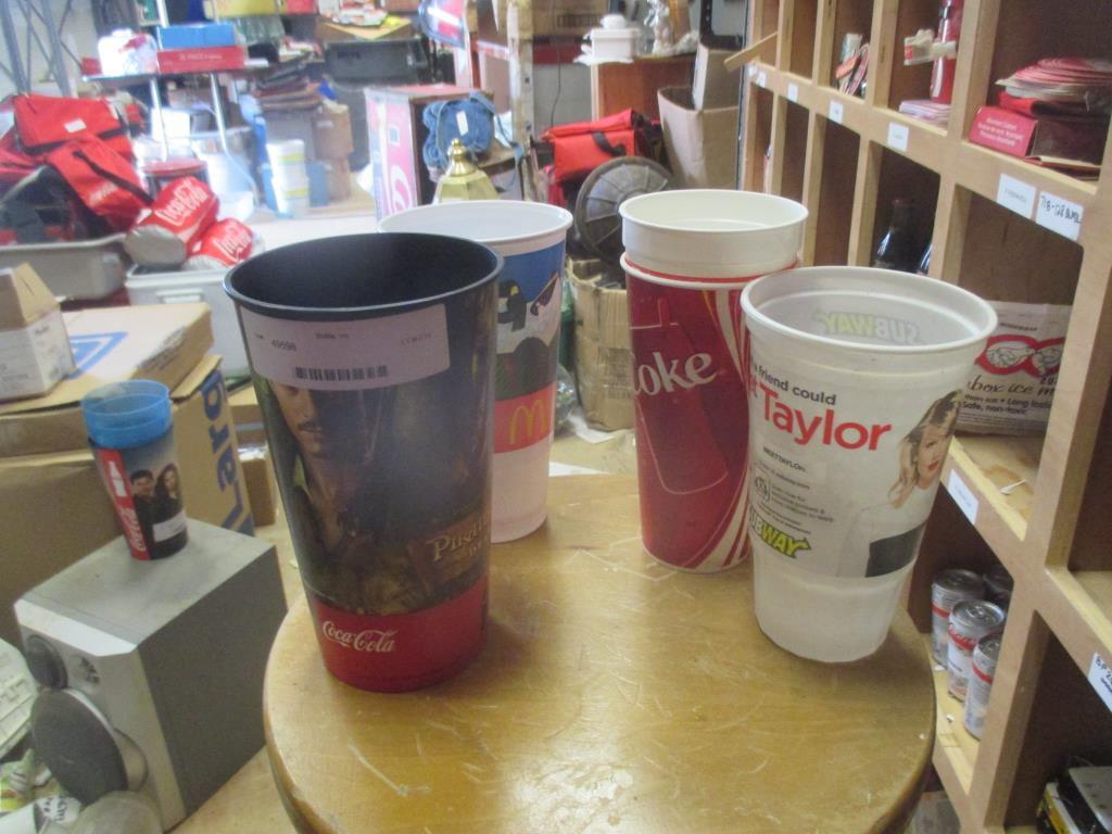 (5) Coca-Cola Cups