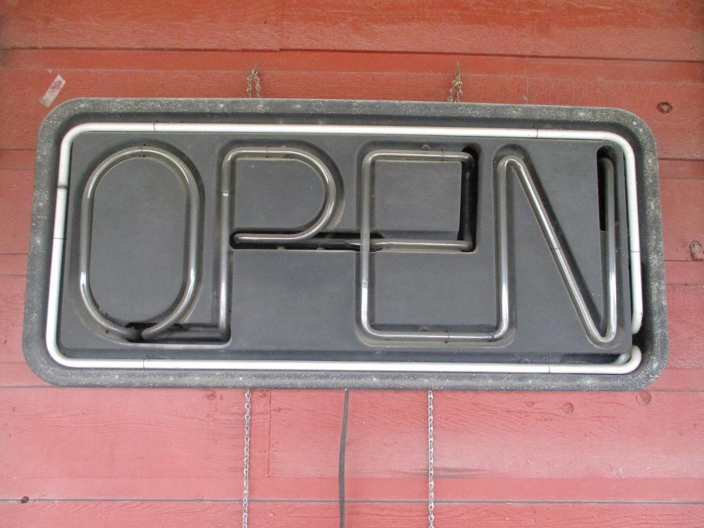 Neon Open Sign.