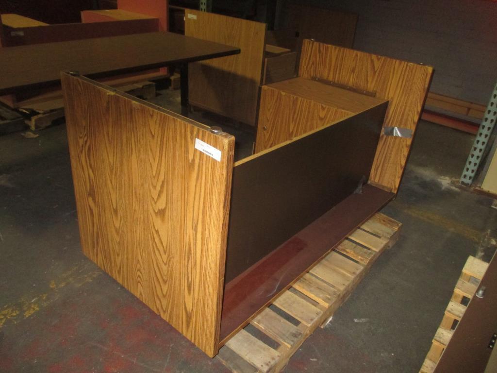 Wood & Laminate 3-Drawer Desk