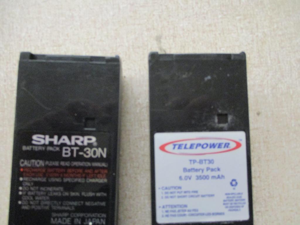 (2) Sharp BT-30 Batteries.