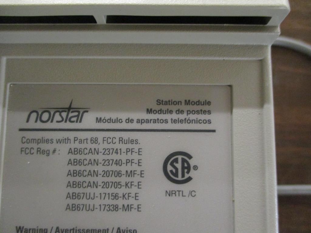 (2) Nortel Station Modules MOX16.