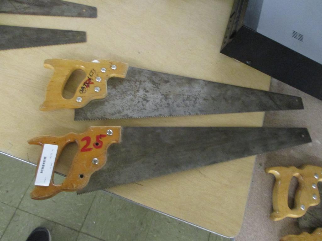 (2) Hand Saws.