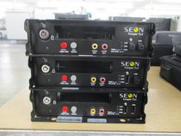 (3) Seon Trooper Video Recorders TL4.