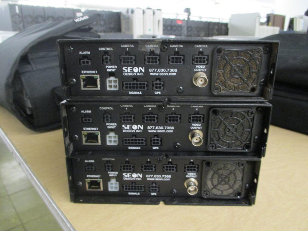 (3) Seon Trooper Video Recorders TL4.