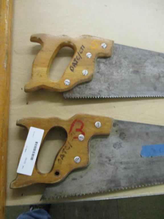 (2) Hand Saws.