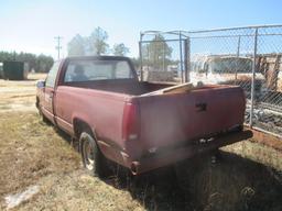 1988 Chevrolet Cheyenne 1500 Reg Cab 6.5 Ft Cab