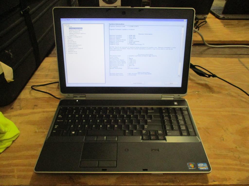 Dell Latitude E6530 Laptop Computer.