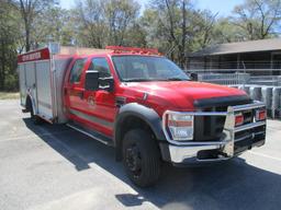 2008 Ford F550 Emergency Vehicle.