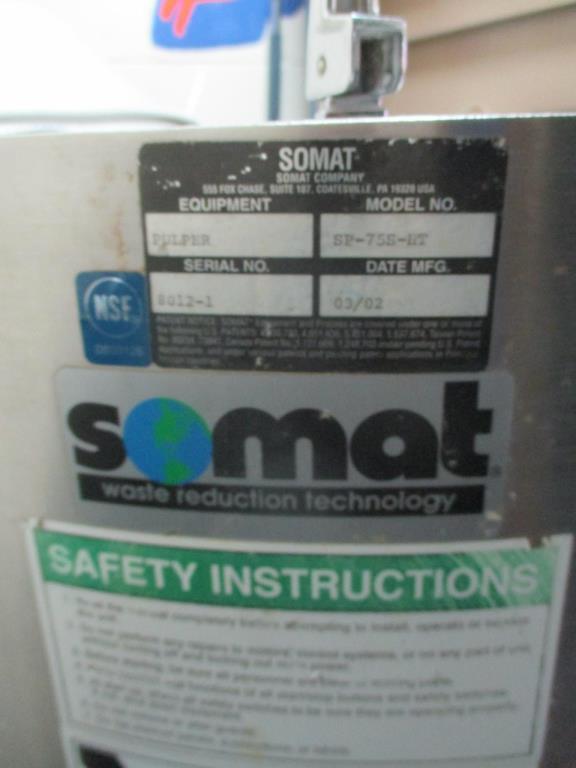 Somat SP-75S-HT Waste Water Pulper