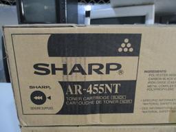 (2) Sharp AR-455NT Black Toner Cartridges.