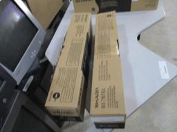 (2) Sharp MX71TBA Black Toner Cartridges.