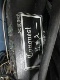 Bin of (20) Channel Conquest Audio Wiring