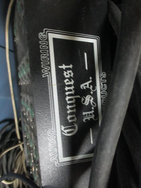 Bin of (20) Channel Conquest Audio Wiring