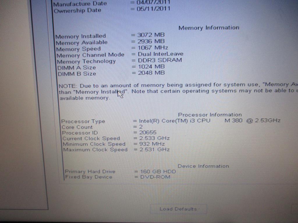 Dell Latitude E5510 Laptop Computer.