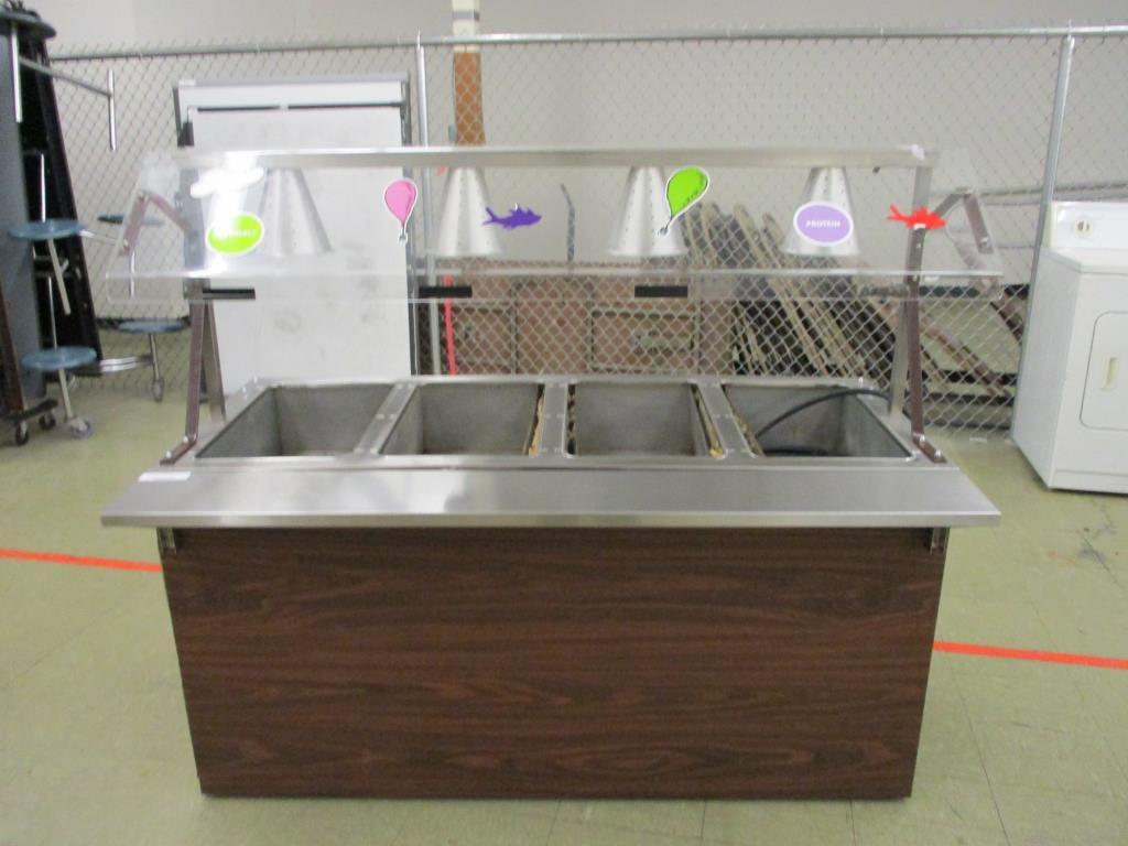 Vollrath 4 Well Hot Serving Line 34495-60.