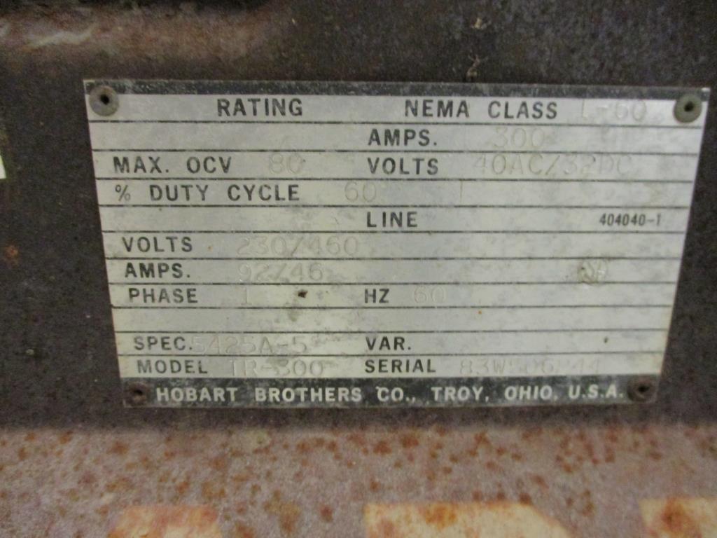 Hobart Welder TR-300.