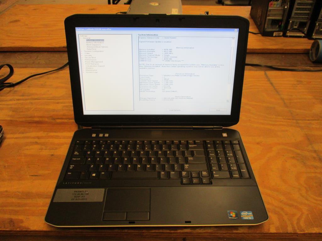 Dell Latitude E5530 Laptop Computer.