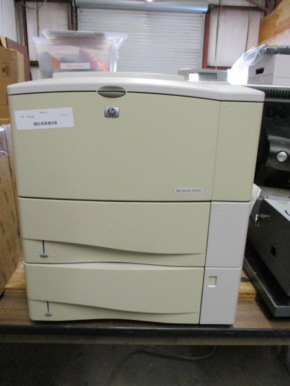 HP LaserJet 4100tn Printer w/ Extra Tray.