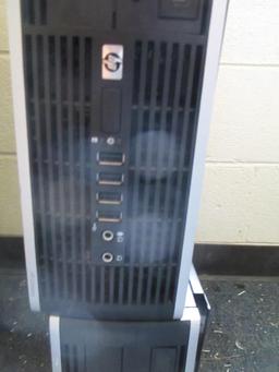 (2) HP 8000 Desktop Computers