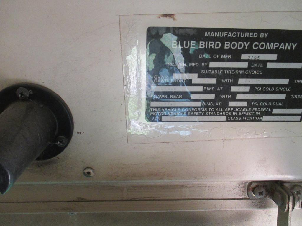 1995, Blue Bird, International, School Bus,