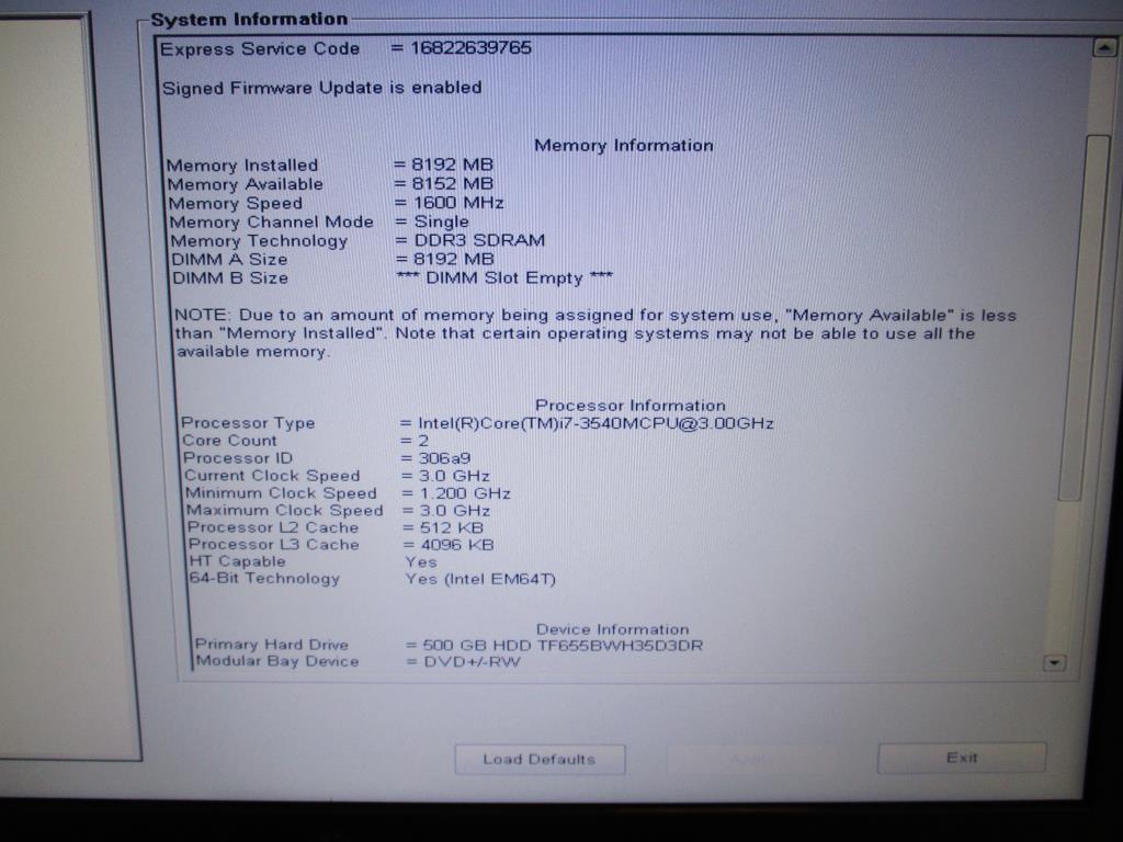 Dell Latitude E6530 Laptop Computer.