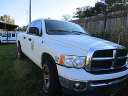 2005 Dodge Ram 1500 4WD Pickup Truck.