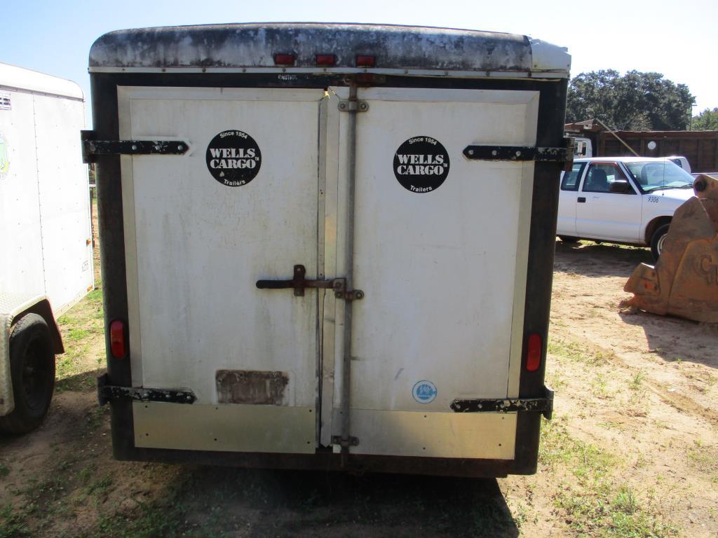 1999 Wells Cargo 12' Enclosed Trailer.