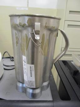 Stainless Steel Blender Pitcher.