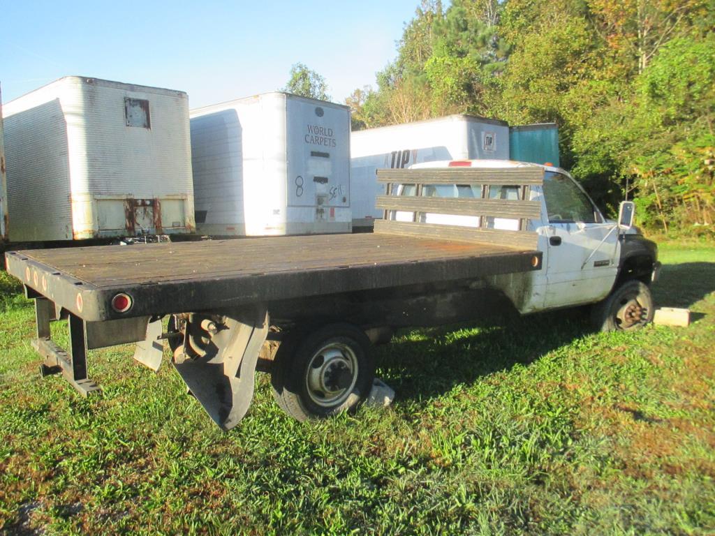 1997 Dodge Ram 3500 Flatbed Truck,