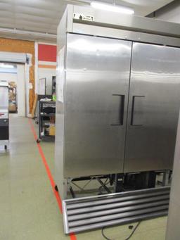 True Stainless Steel 3 Door Refrigerator T72.