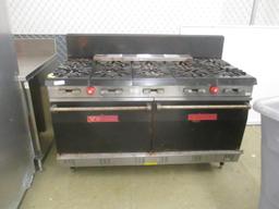 Vulcan 10 Burner 2 Oven Stove