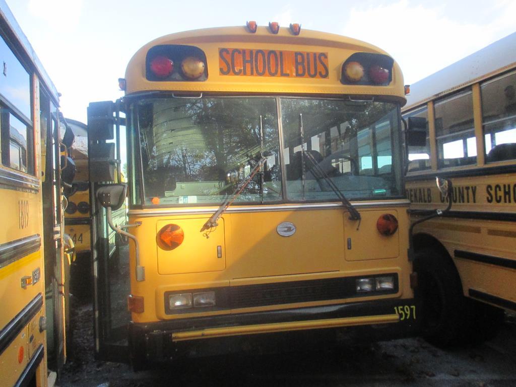 2002, Blue Bird, School, Bus,