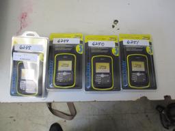 (4) Otter Box Defender Series for Blackberry 8350.