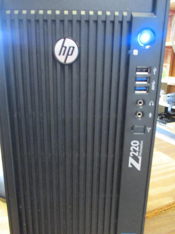 HP Z220CMT Desktop Computer.