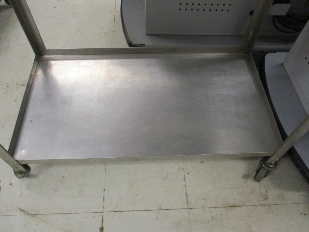 Stainless Steel Rolling 2 Tier Cart.