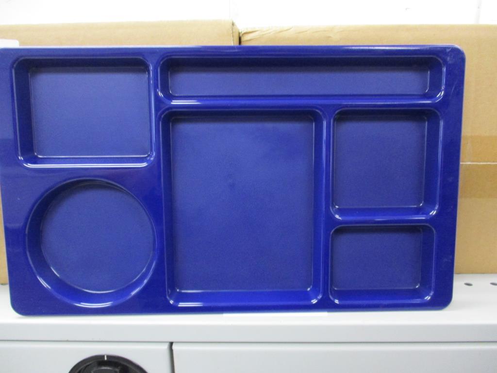 (48) Plastic 6 Compartment Trays.